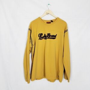 Lucky Brand Mustard Long Sleeve Shirt